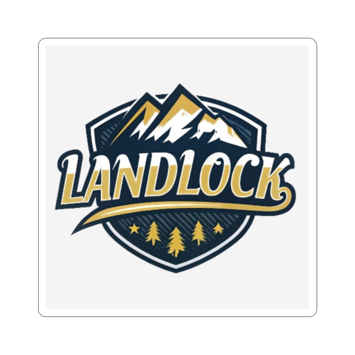 LandLock Logo Sticker